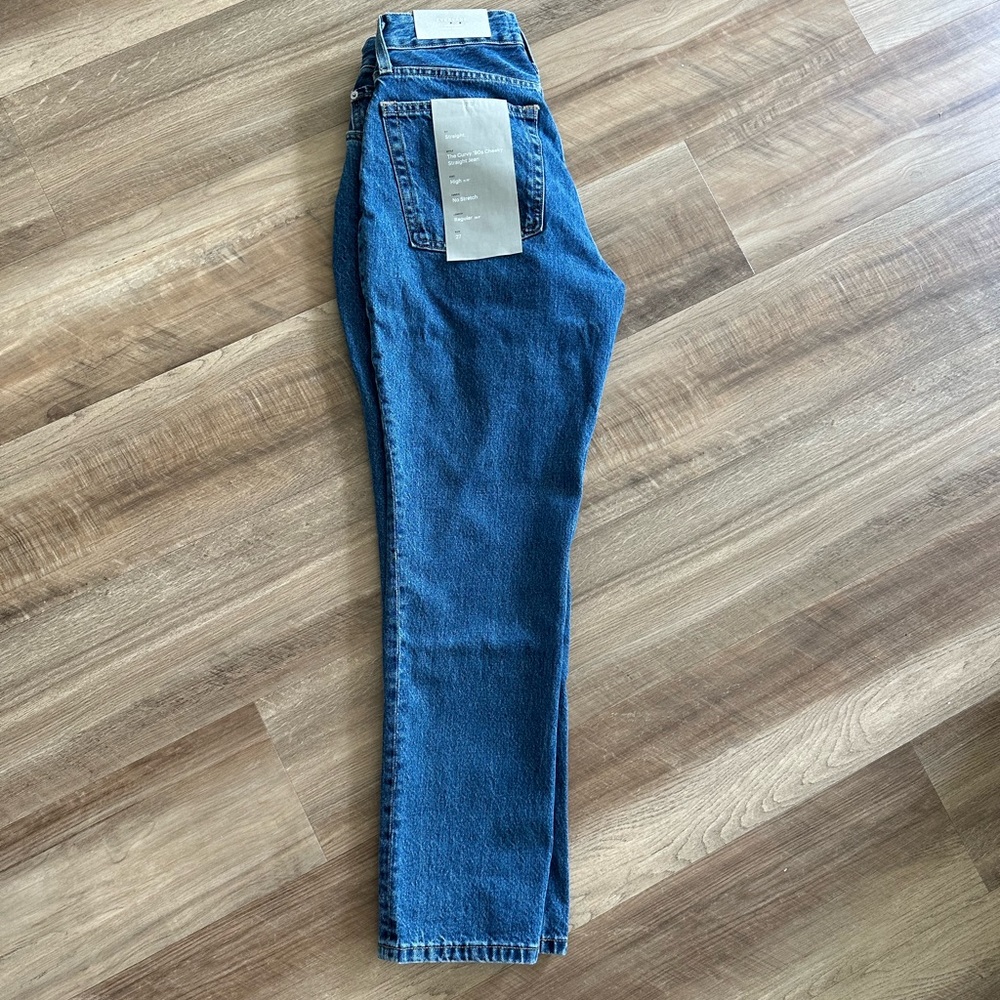 Everlane 90s cheeky straight jean curvy